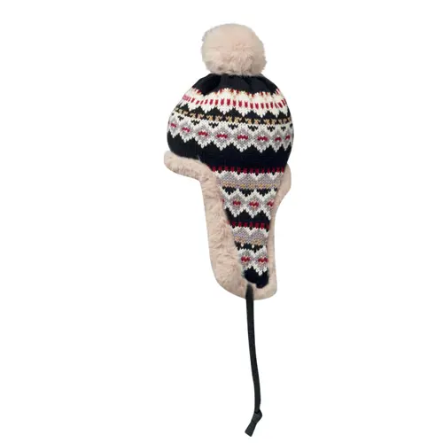 Cappello lavorato a maglia con copriorecchie