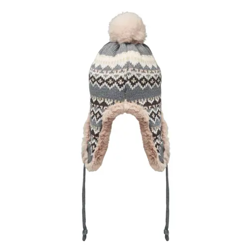 Cappello lavorato a maglia con copriorecchie