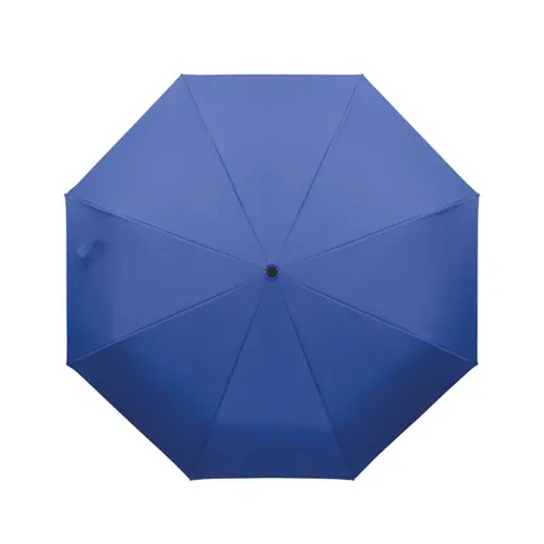 Ombrello antivento automatico in apertura e chiusura in RPET 190T struttura fibra di vetro manico con moschettone da 21"