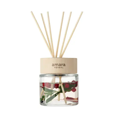 Diffusore alla vaniglia in vetro e bamboo da 100ml