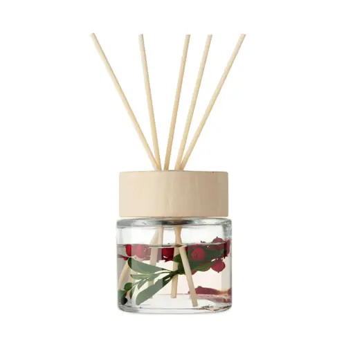 Diffusore alla vaniglia in vetro e bamboo da 100ml