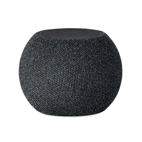 Speaker e caricatore wireless di design dai 15W in RPET e bambù