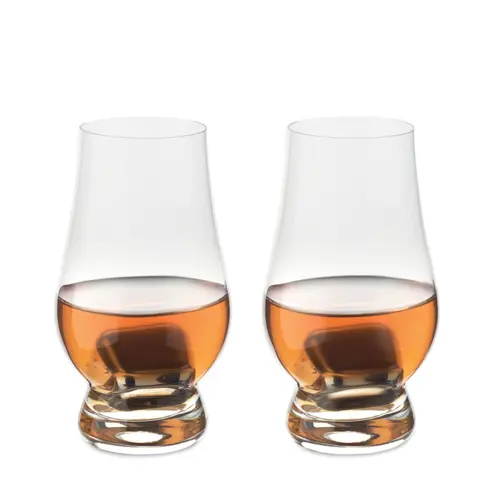 Set bicchieri da whisky con pinza e cubetti inox riutilizzabili