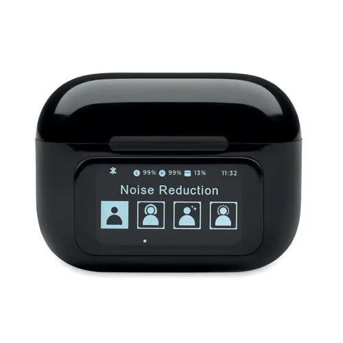 Auricolari TWS in ABS con display touch screen