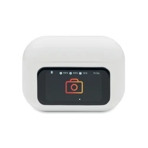 Auricolari TWS in ABS con display touch screen