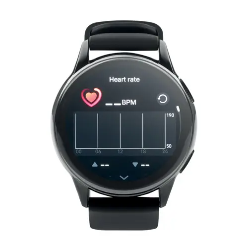 Smart watch impermeabile in lega di zinco con cinturino in silicone