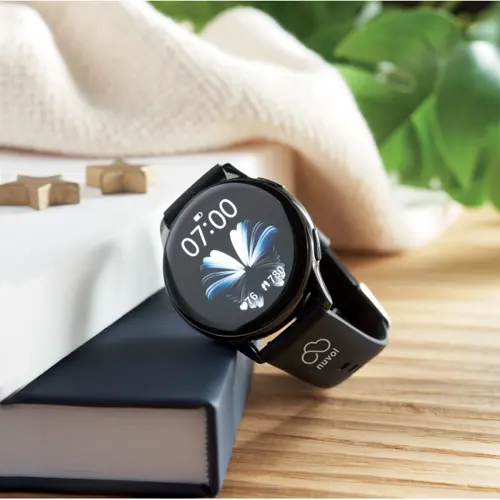 Smart watch impermeabile in lega di zinco con cinturino in silicone