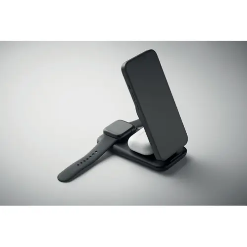 Caricatore wireless magnetico 3 in 1 pieghevole da 15W