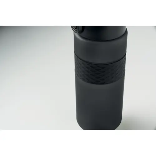 Borraccia in RPET con impugnatura in silicone e coperchio flip-top 700ml