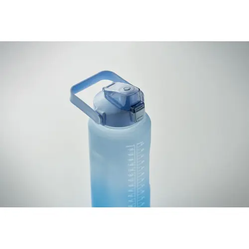 Borraccia motivazionale in RPET con coperchio flip-top e cannuccia da 2000ml