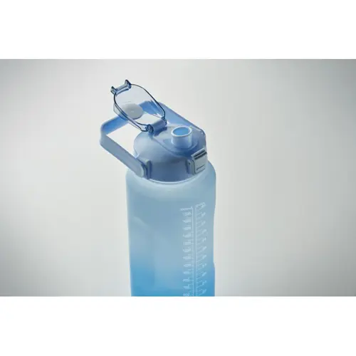 Borraccia motivazionale in RPET con coperchio flip-top e cannuccia da 2000ml