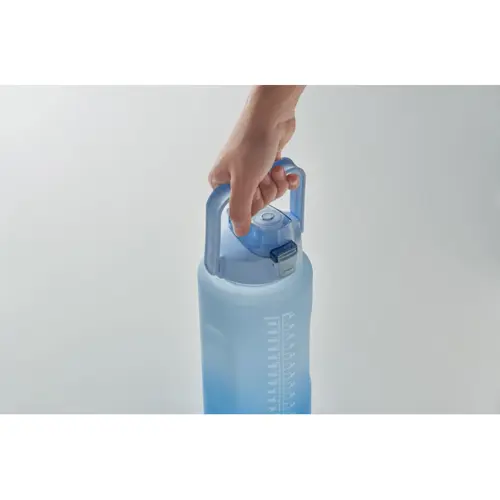 Borraccia motivazionale in RPET con coperchio flip-top e cannuccia da 2000ml