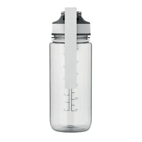 Borraccia sportiva motivazionale in RPET con cannuccia integrata da 700ml