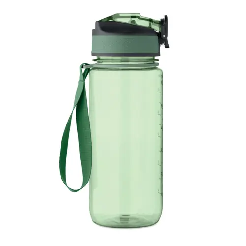 Borraccia sportiva motivazionale in RPET con cannuccia integrata da 700ml