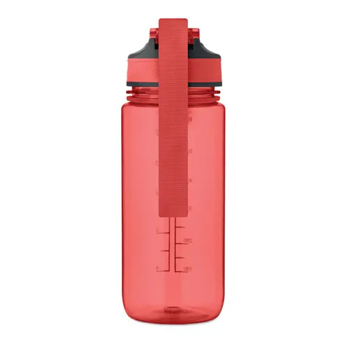 Borraccia sportiva motivazionale in RPET con cannuccia integrata da 700ml