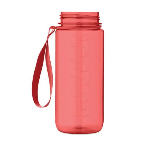 Borraccia sportiva motivazionale in RPET con cannuccia integrata da 700ml