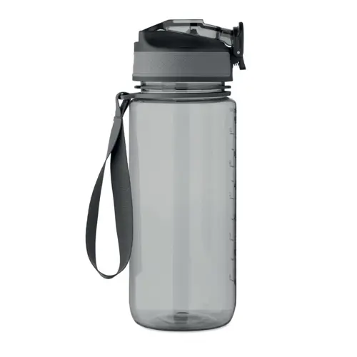 Borraccia sportiva motivazionale in RPET con cannuccia integrata da 700ml