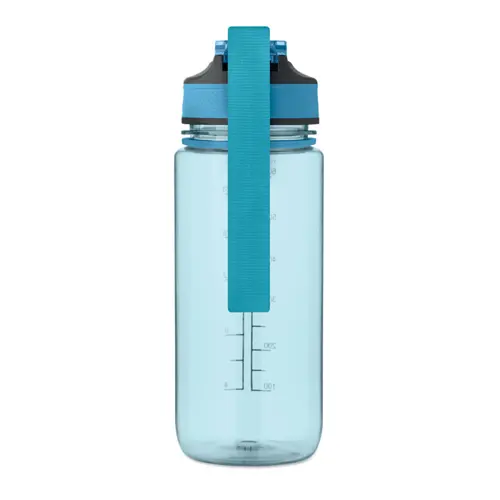 Borraccia sportiva motivazionale in RPET con cannuccia integrata da 700ml