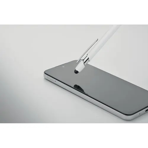 Penna a sfera touch in alluminio riciclato refill blu
