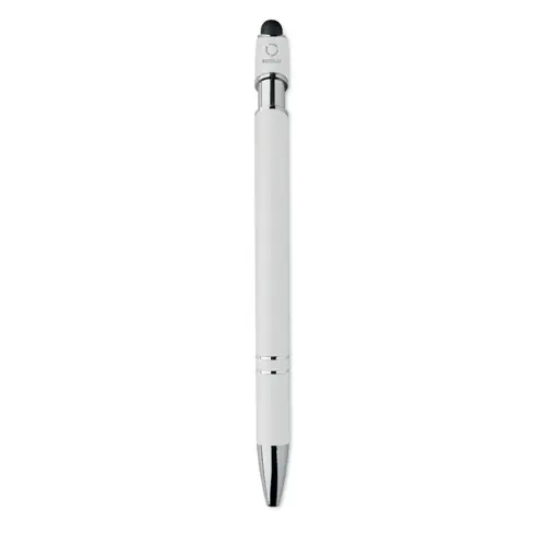 Penna a sfera touch in alluminio riciclato refill blu