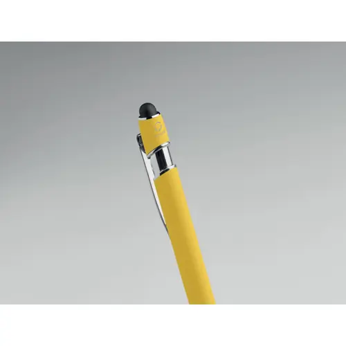 Penna a sfera touch in alluminio riciclato refill blu