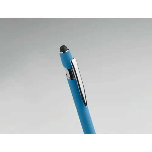 Penna a sfera touch in alluminio riciclato refill blu