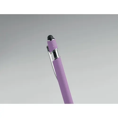 Penna a sfera touch in alluminio riciclato refill blu