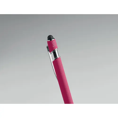 Penna a sfera touch in alluminio riciclato refill blu