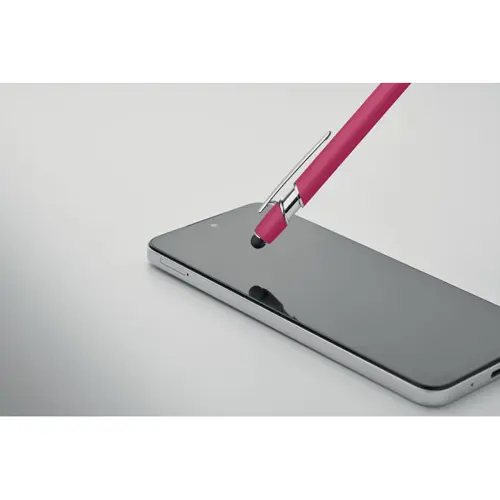 Penna a sfera touch in alluminio riciclato refill blu