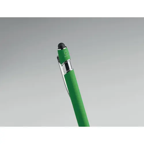 Penna a sfera touch in alluminio riciclato refill blu