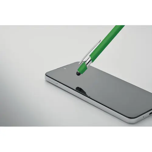 Penna a sfera touch in alluminio riciclato refill blu