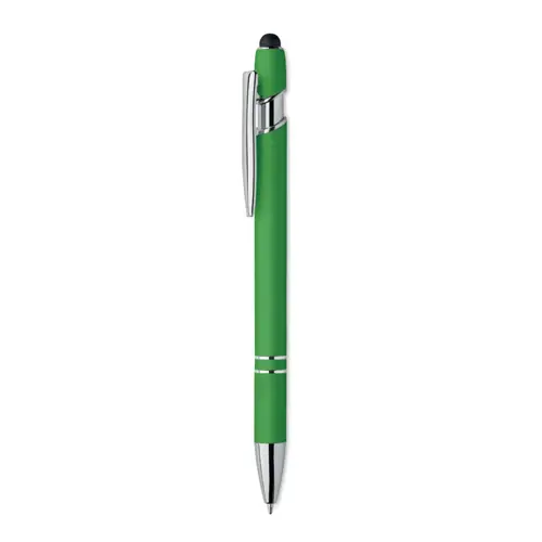 Penna a sfera touch in alluminio riciclato refill blu