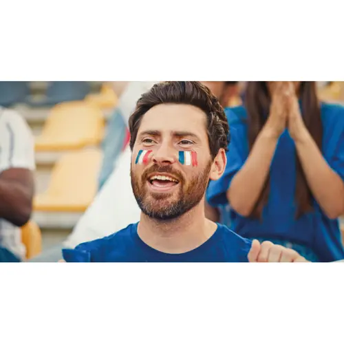 Stick pittura colori bandiera nazionale