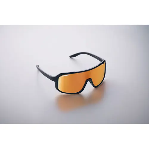 Occhiali da sole design con lenti specchiate UV400