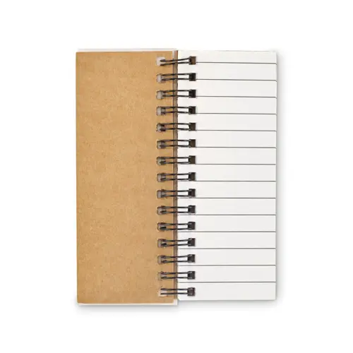 Memopad spiralato con note adesive e segnapagina in carta riciclata