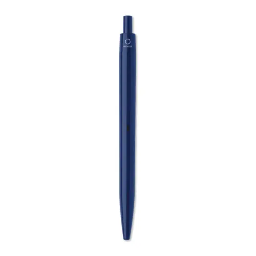 Penna a sfera in ABS riciclato con meccanismo a scatto e refill blu