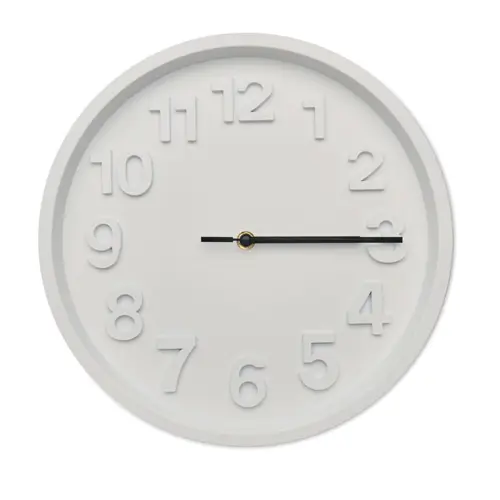 Orologio da parete in PP con lancette in alluminio e movimento silenzioso