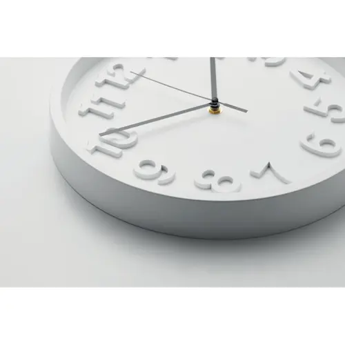 Orologio da parete in PP con lancette in alluminio e movimento silenzioso