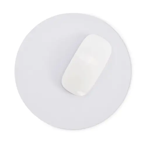 Tappetino mouse rotondo antiscivolo in poliestere ø210mm