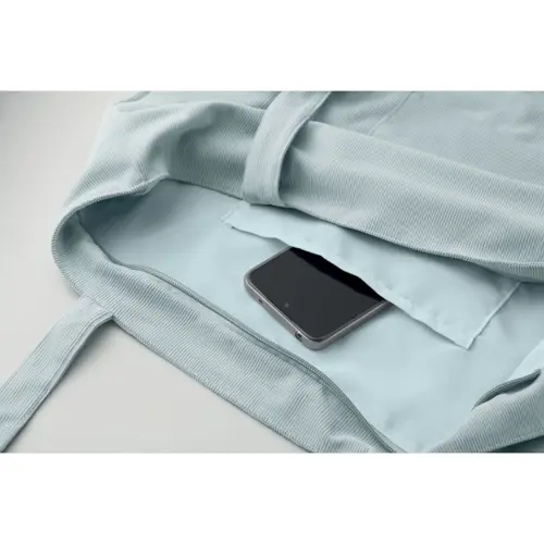 Borsa da spiaggia in velluto a coste con chiusura a zip e tasca frontale da 220gr 39x12x37cm