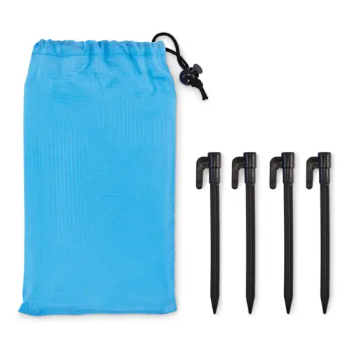 Stuoia leggera da spiaggia in poliestere con ganci 200x210cm