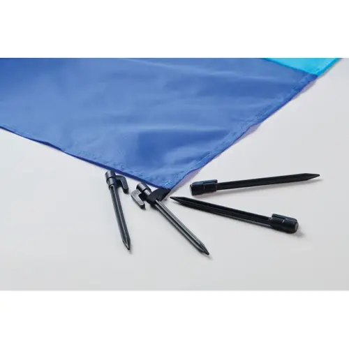 Stuoia leggera da spiaggia in poliestere con ganci 200x210cm