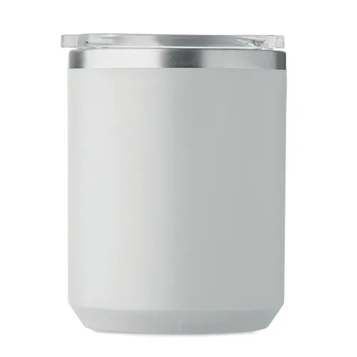 Tazza termica con coperchio e interno in acciaio inox riciclato e esterno in PP ricilato da 400 ml