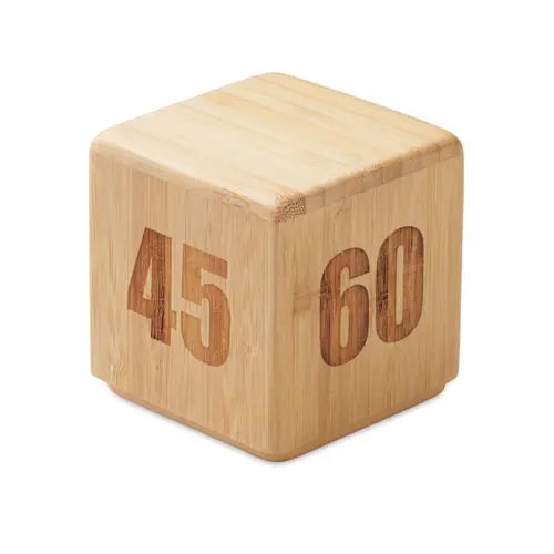 Timer in bambù con display 