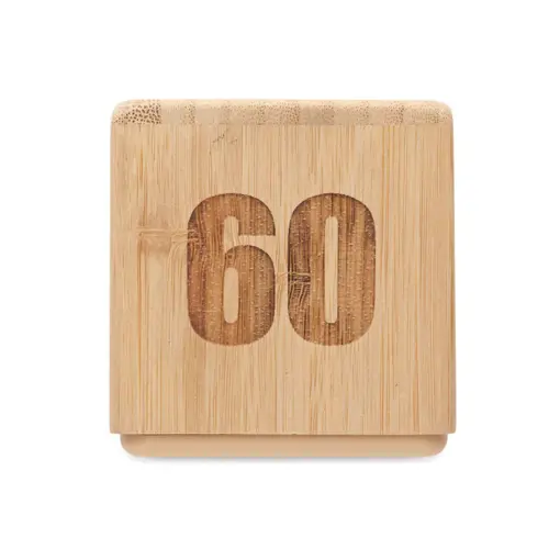 Timer in bambù con display 