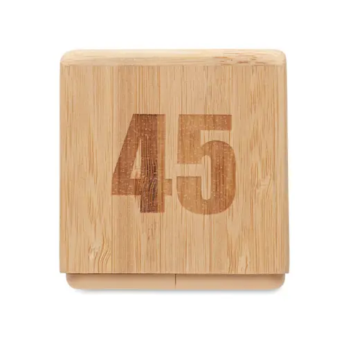 Timer in bambù con display 