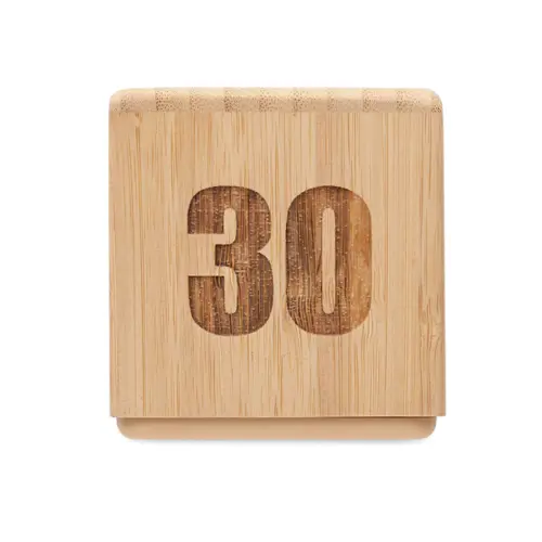 Timer in bambù con display 