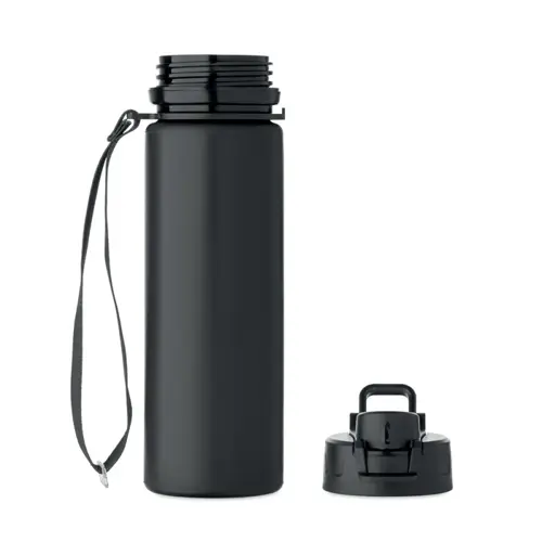 Borraccia in silicone pieghevole con coperchio a beccuccio da 500ml