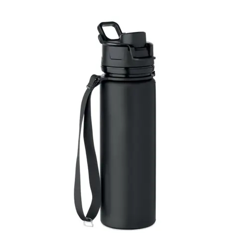 Borraccia in silicone pieghevole con coperchio a beccuccio da 500ml