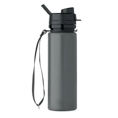 Borraccia in silicone pieghevole con coperchio a beccuccio da 500ml